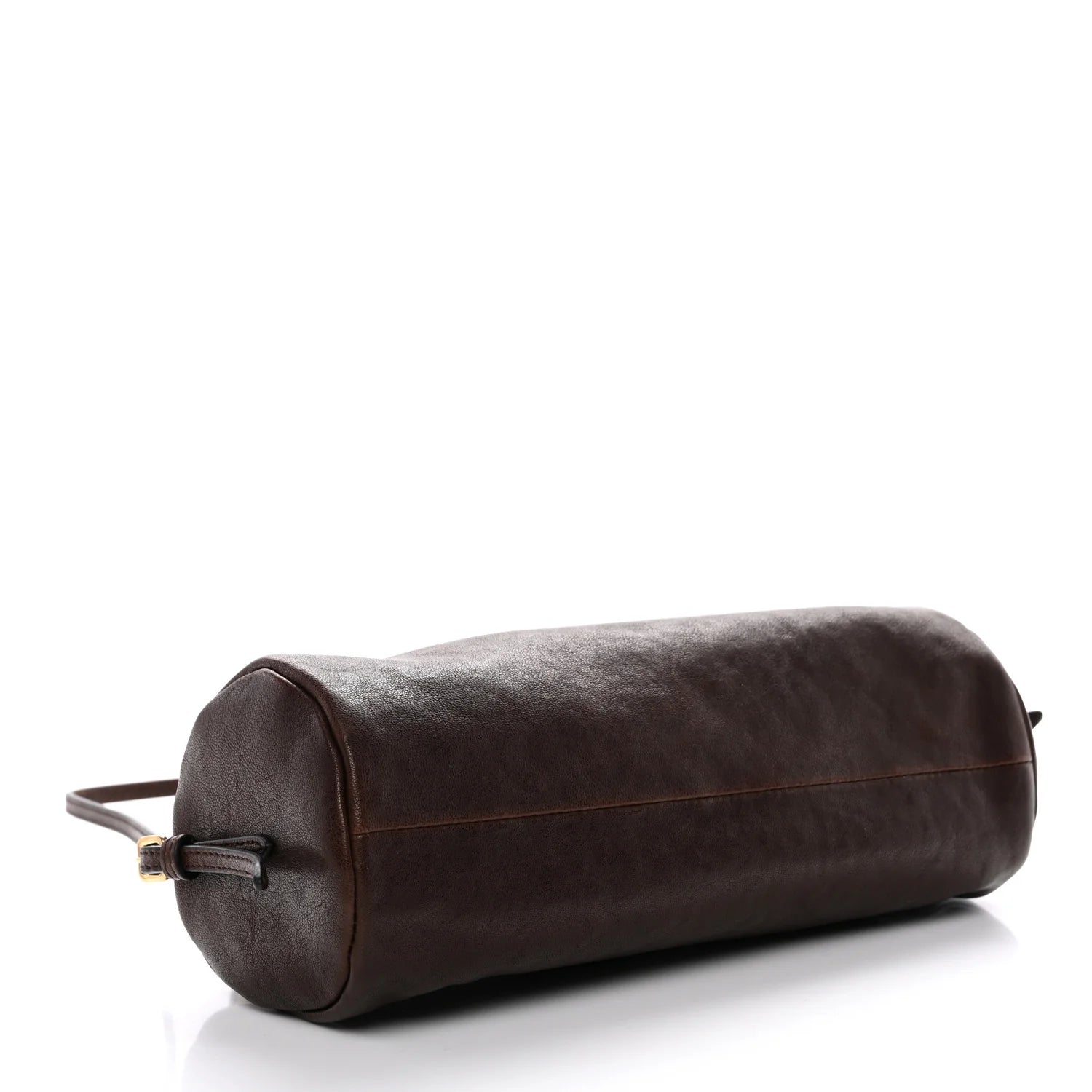 Miu Miu Brown Leather Cylinder Bag