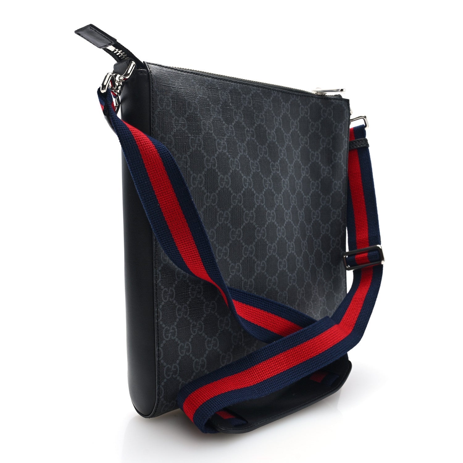 Gucci Black GG Supreme Messenger