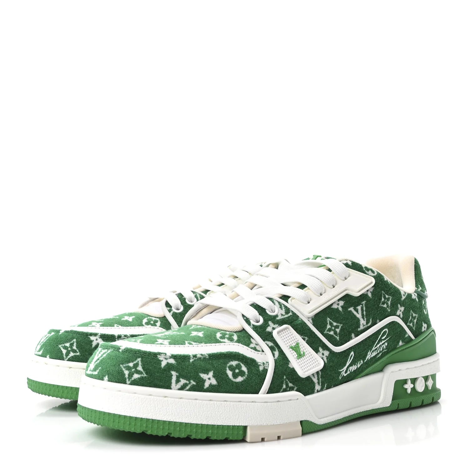 Louis Vuitton Green Monogram Trainer
