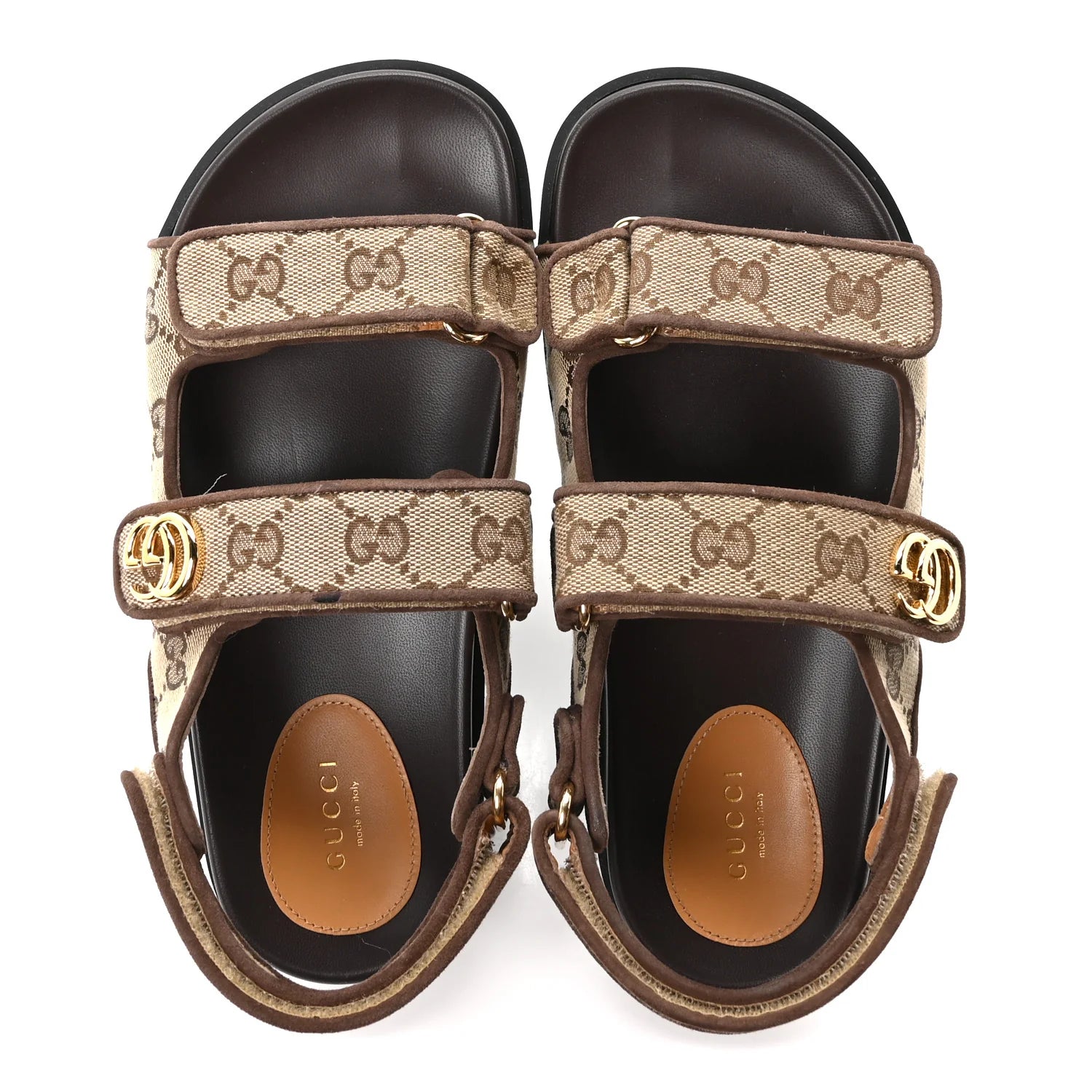 Gucci GG Monogram Canvas Sandals