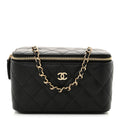 Chanel Black Caviar Vanity Bag