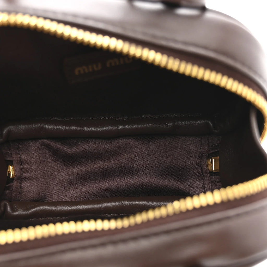 Miu Miu Brown Leather Mini Bag