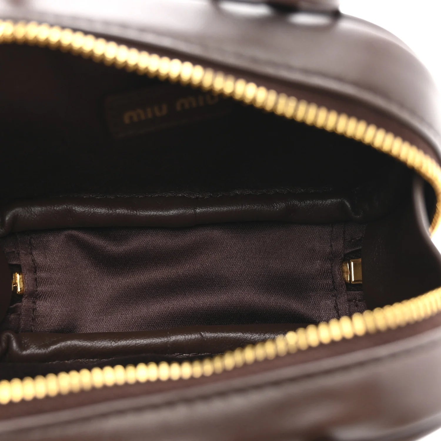 Miu Miu Brown Leather Mini Bag