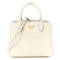 Prada Cream Saffiano Leather Tote
