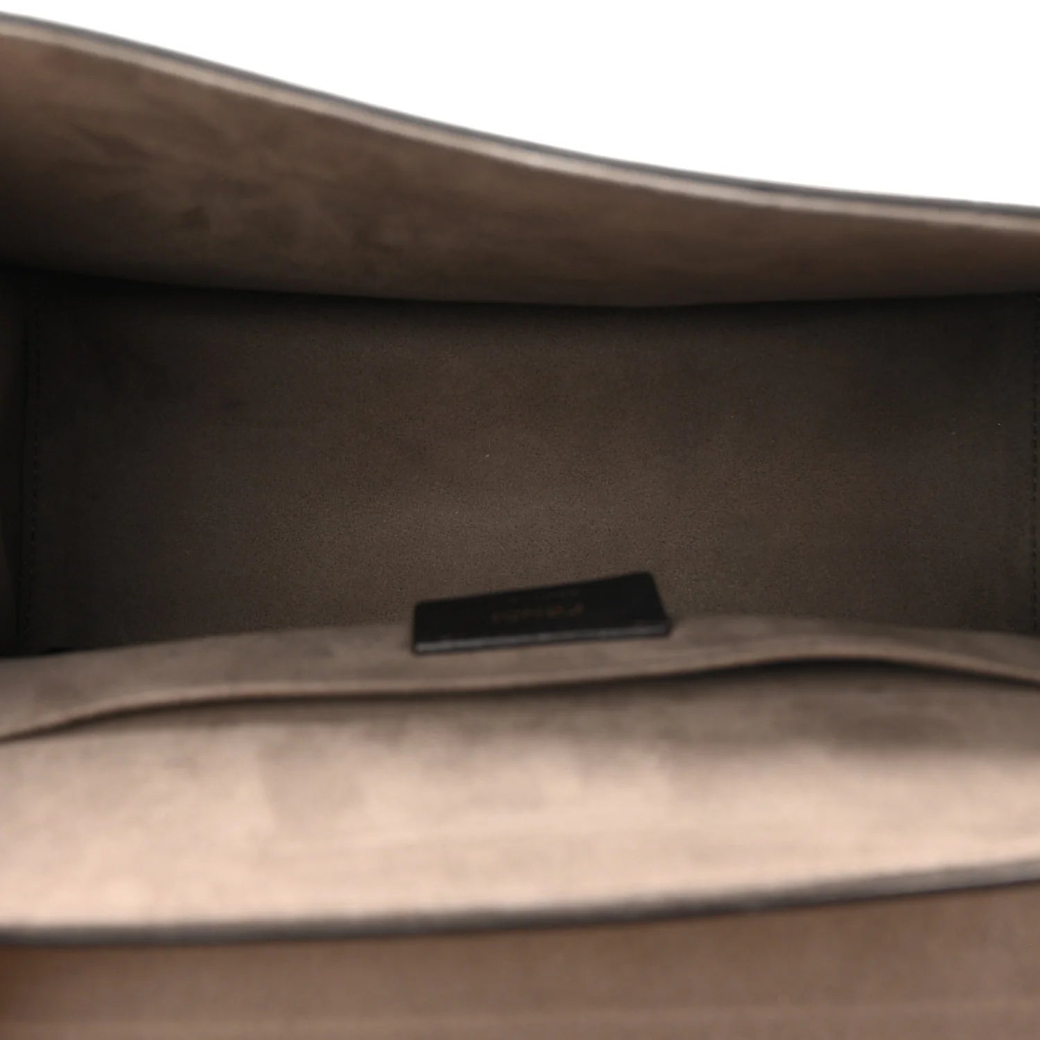 Fendi Cream Leather Kan I Bag