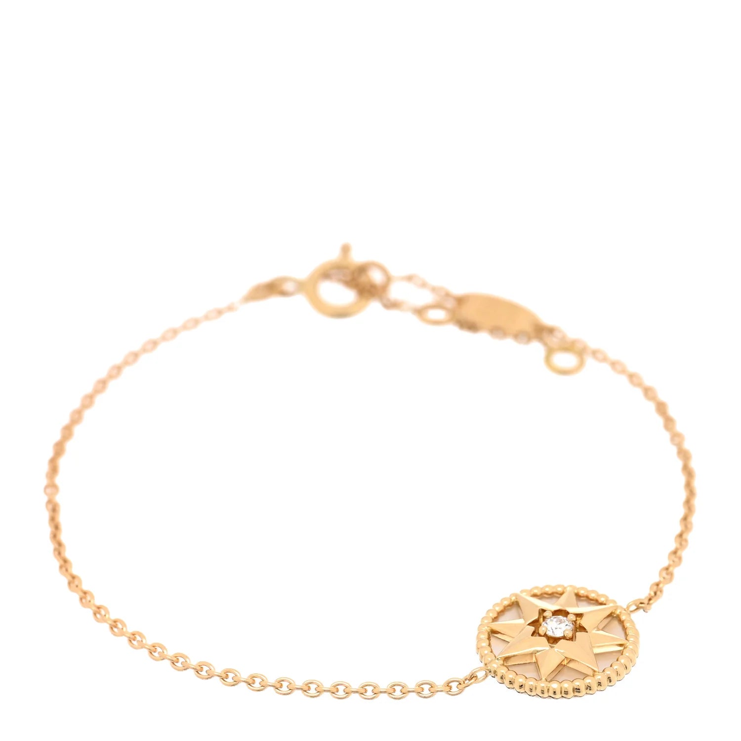 Dior Gold Diamond Star Bracelet