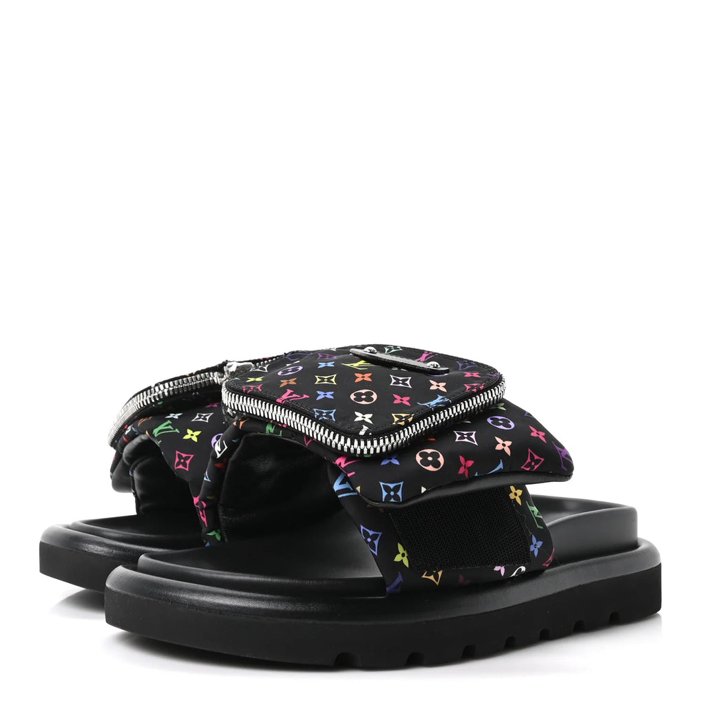 Louis Vuitton Monogram Pouch Slides