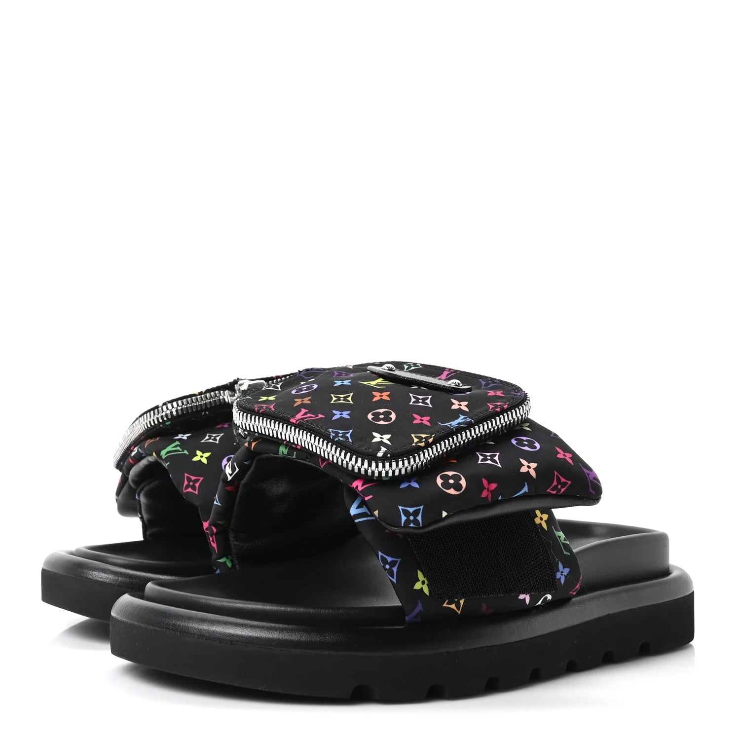 Louis Vuitton Monogram Pouch Slides