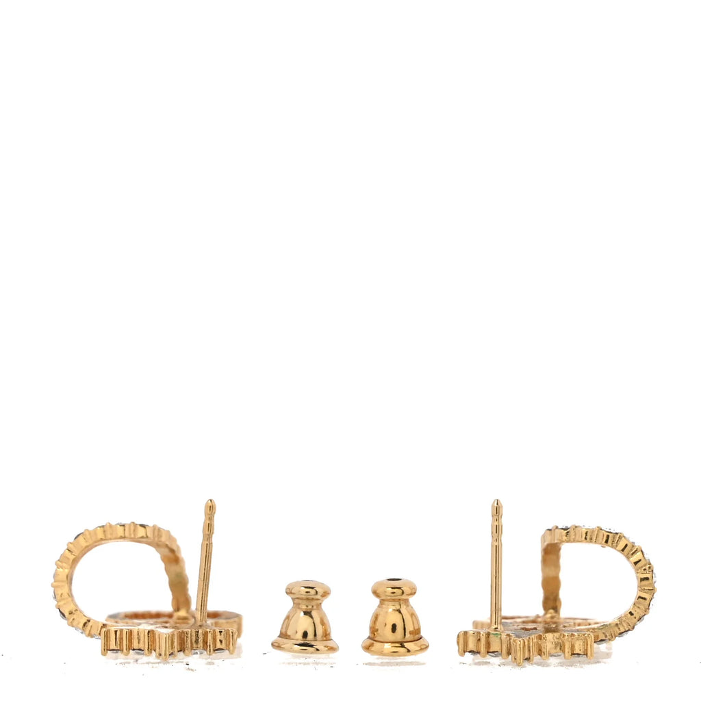 Dior Crystal Star CD Earrings