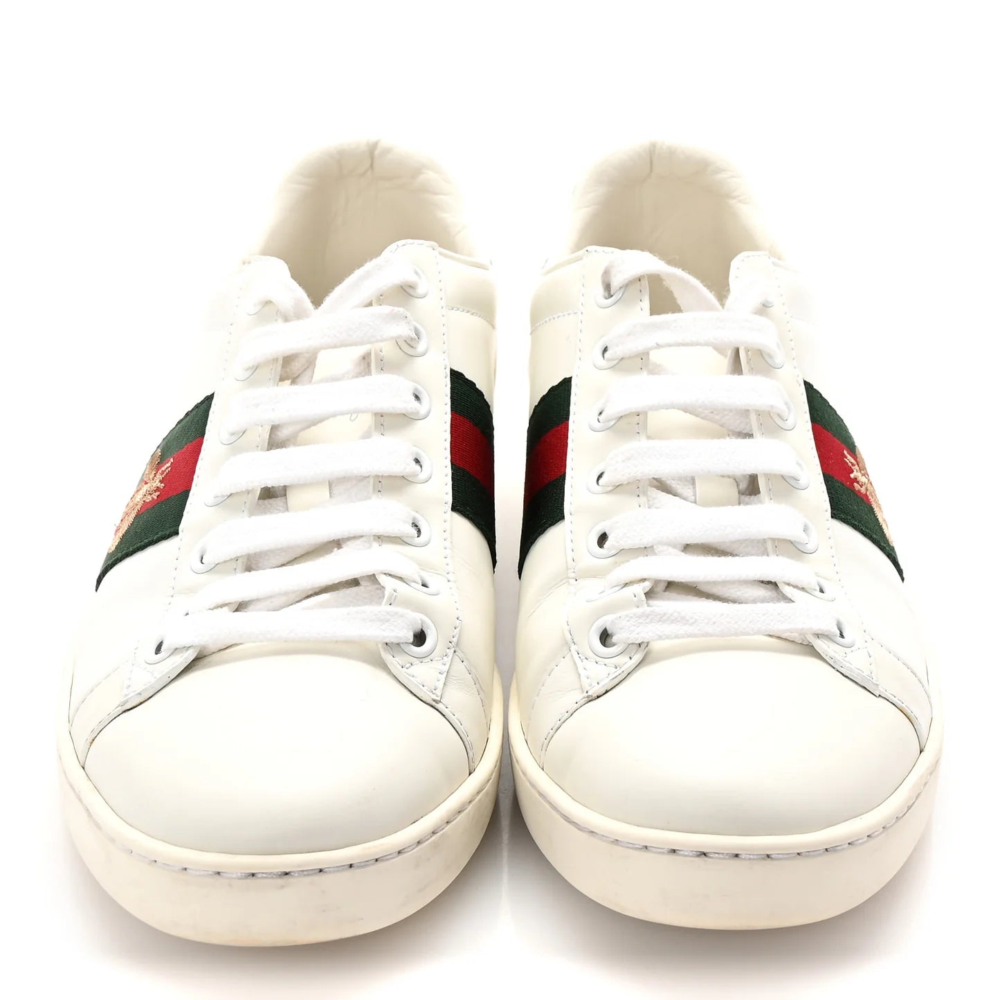 Gucci Ace Bee Leather Sneakers
