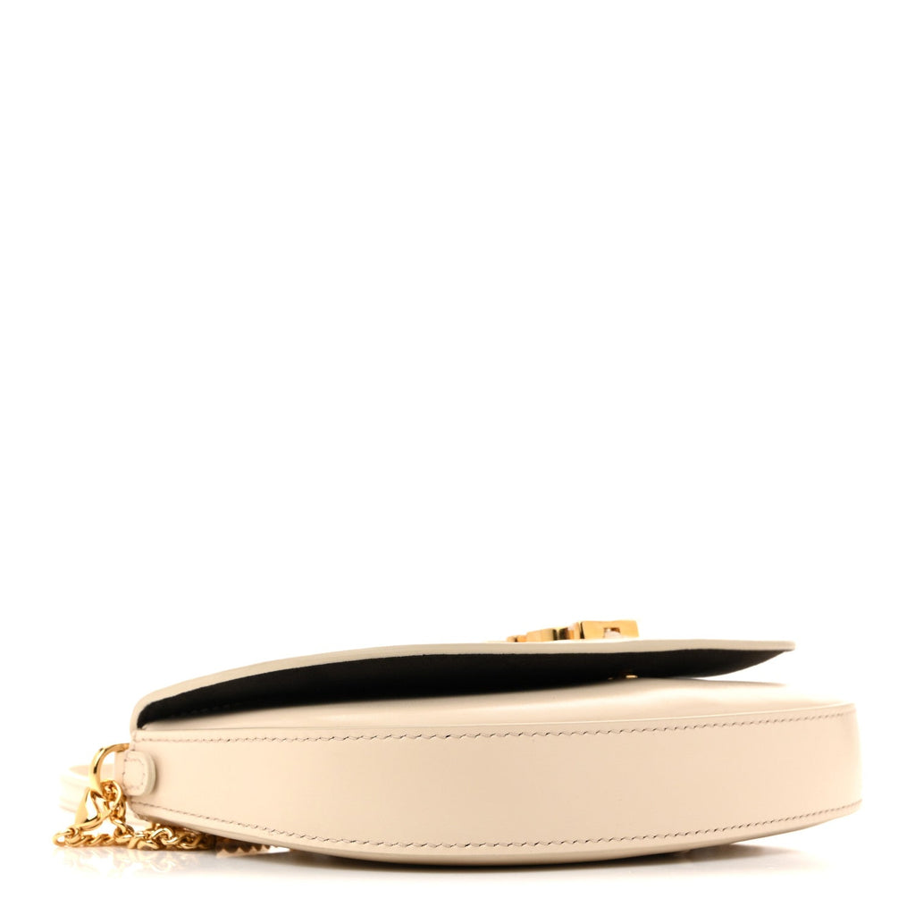 Fendi Cream Leather Logo Bag