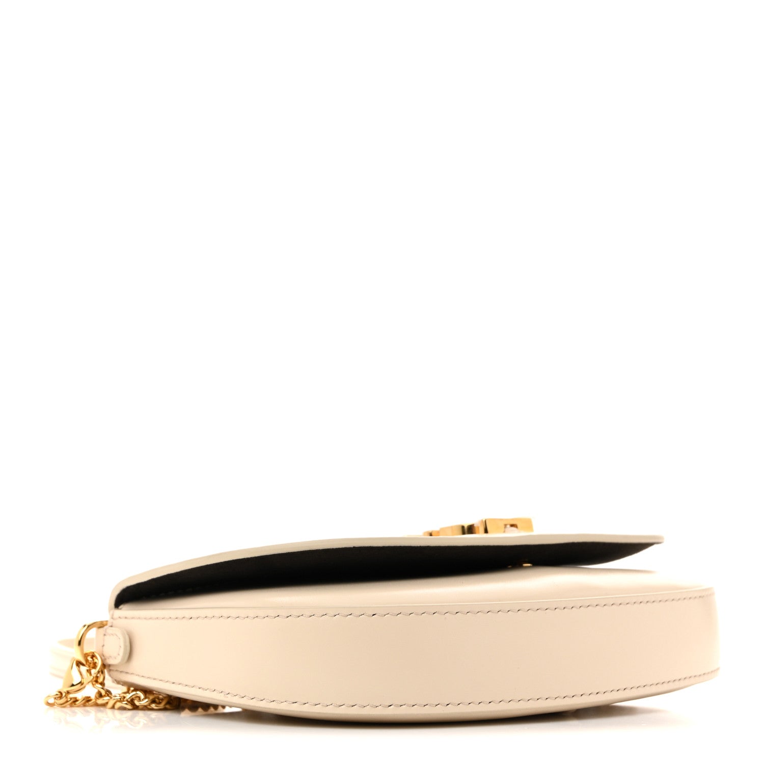 Fendi Cream Leather Logo Bag