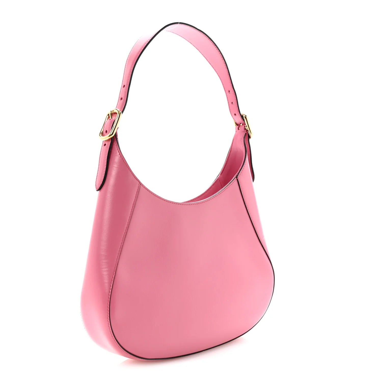 Prada Pink Leather Hobo Bag
