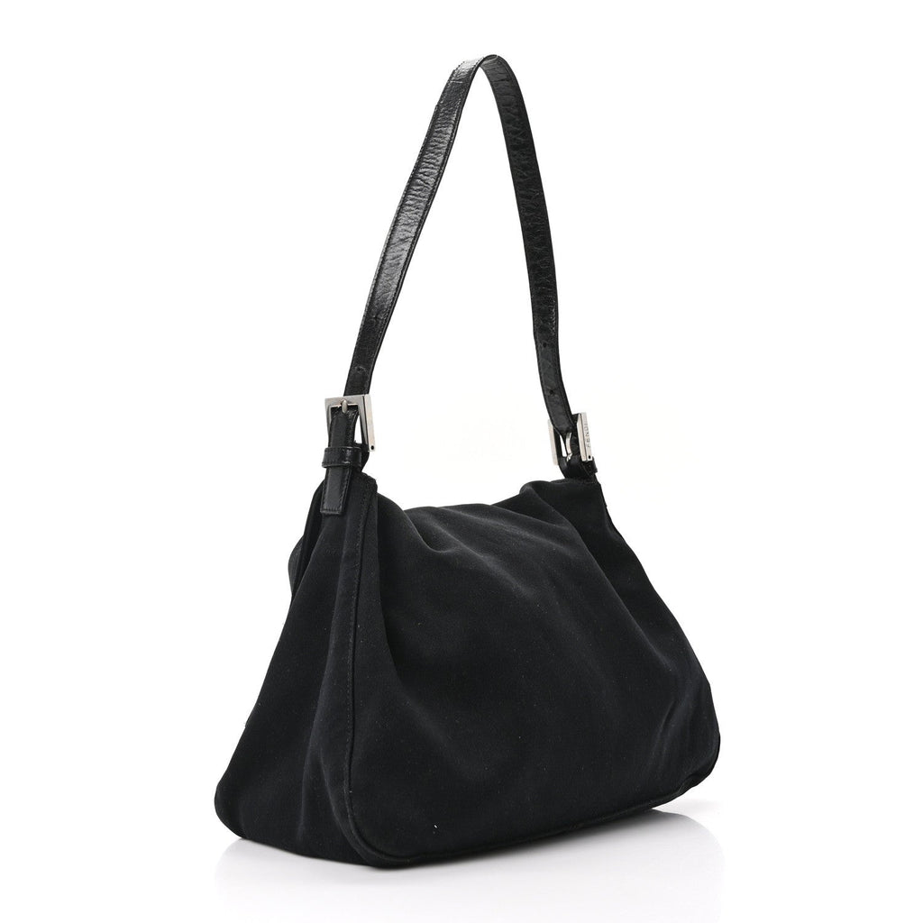 Fendi Black Mamma Baguette Bag