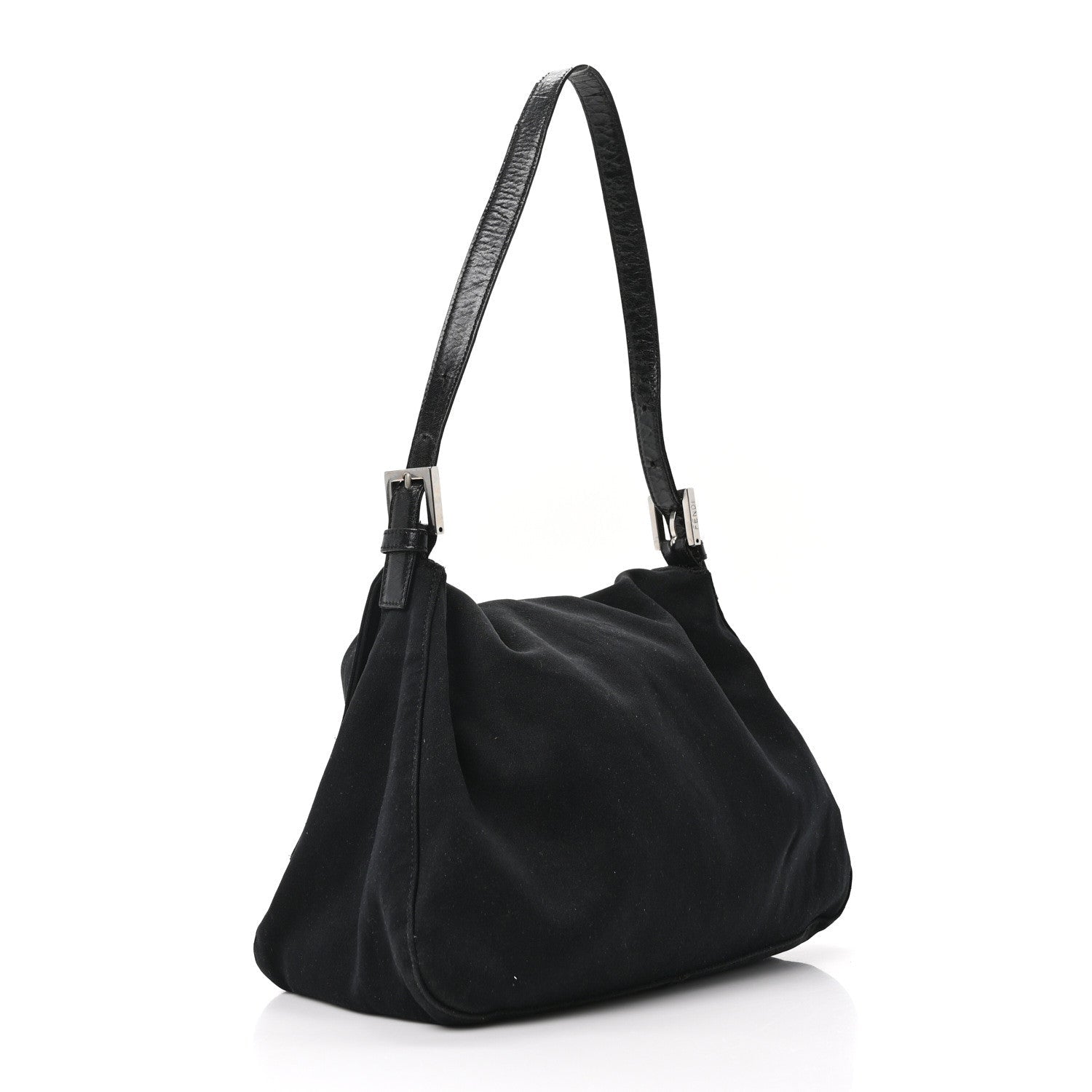 Fendi Black Mamma Baguette Bag