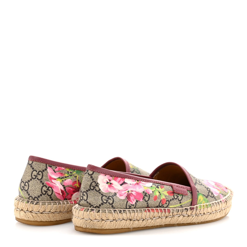 Gucci Blooms GG Supreme Espadrilles
