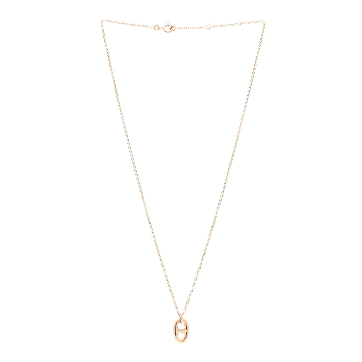 Hermes Rose Gold Farandole Necklace