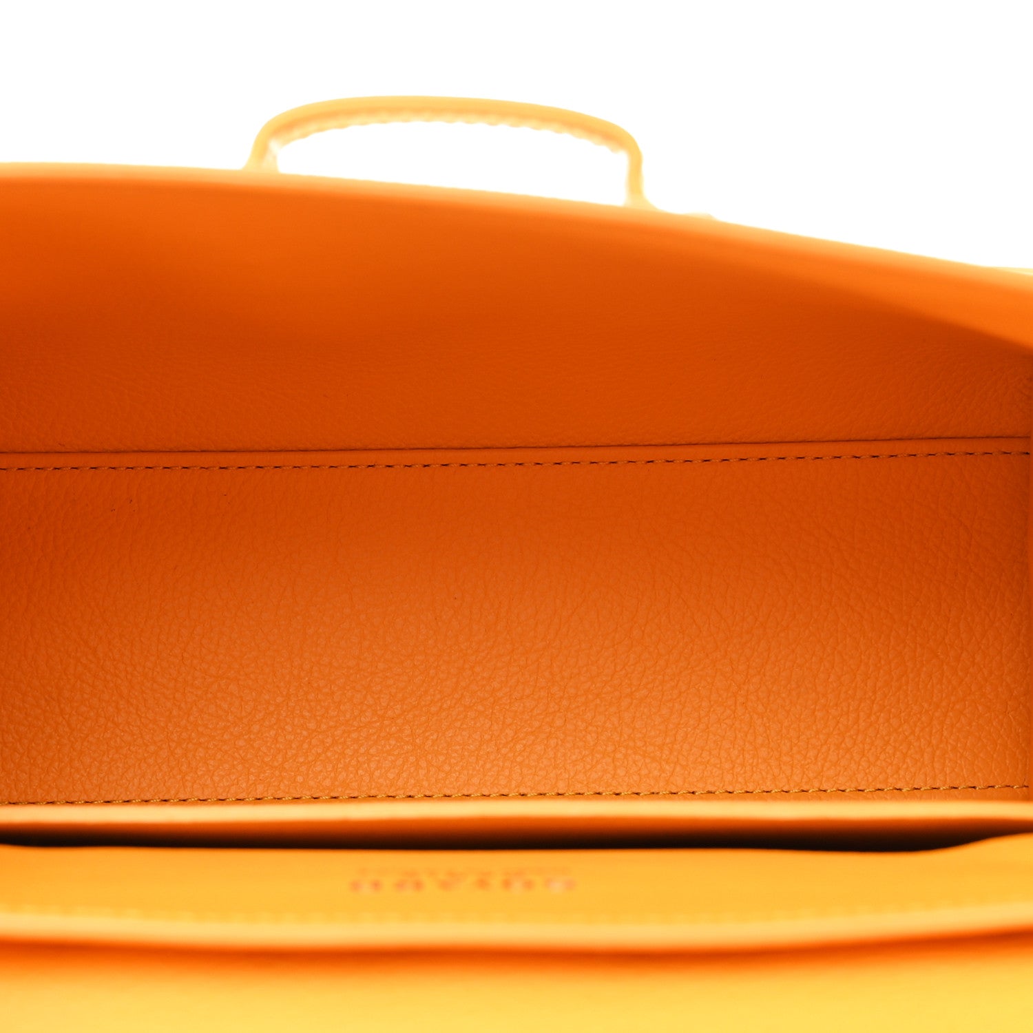 Goyard Yellow Leather Saigon Mini