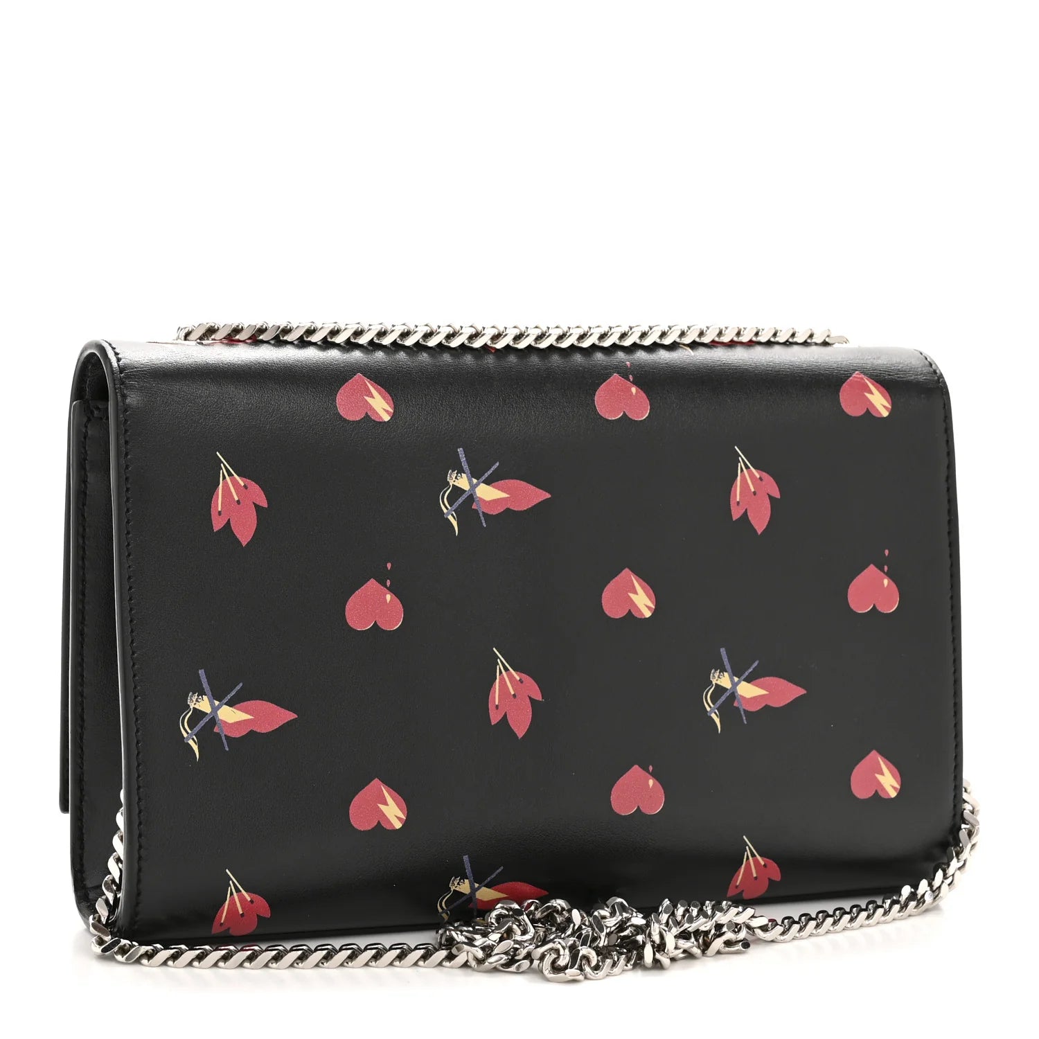 Saint Laurent Heart Print Kate