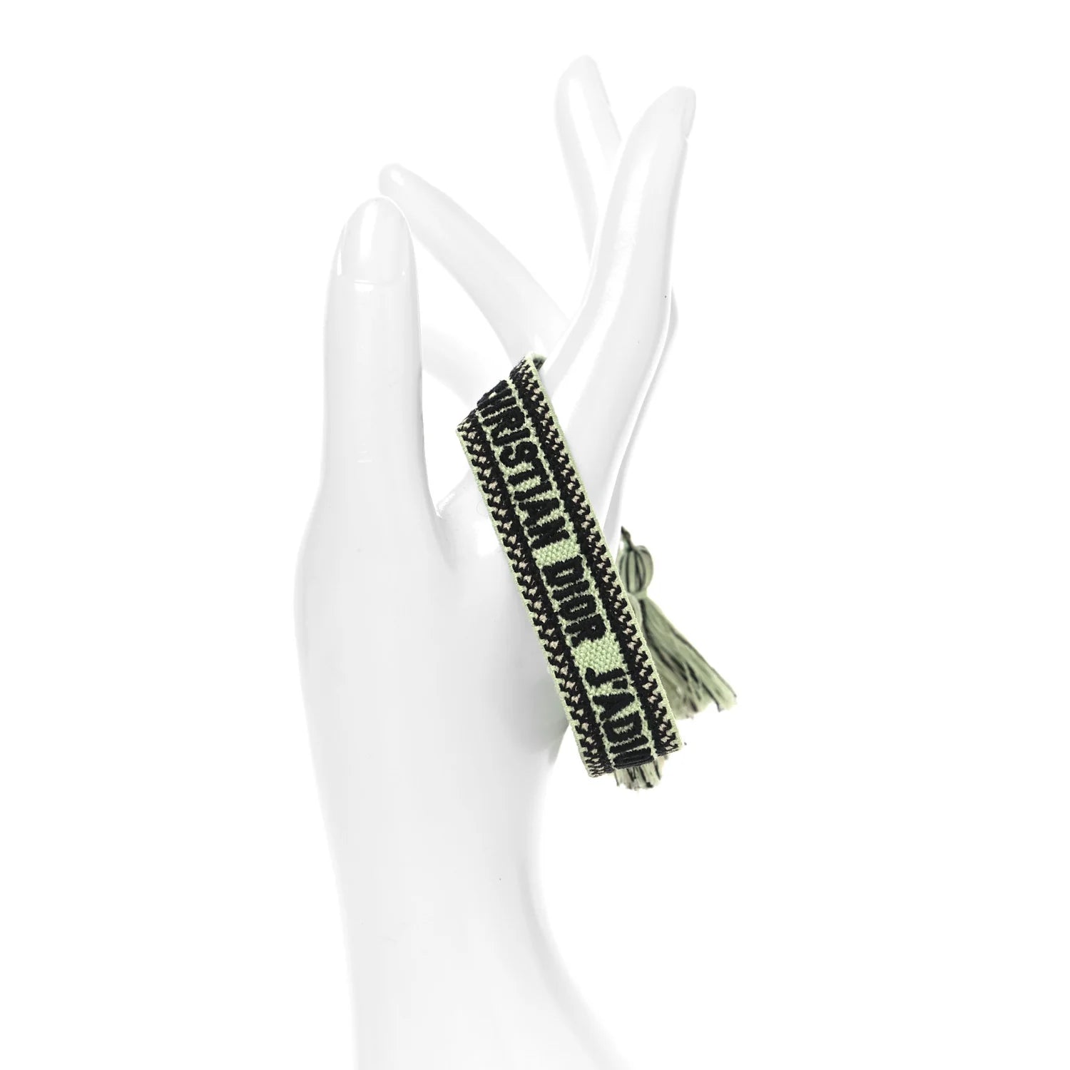 Dior Green Woven J'Adior Bracelet