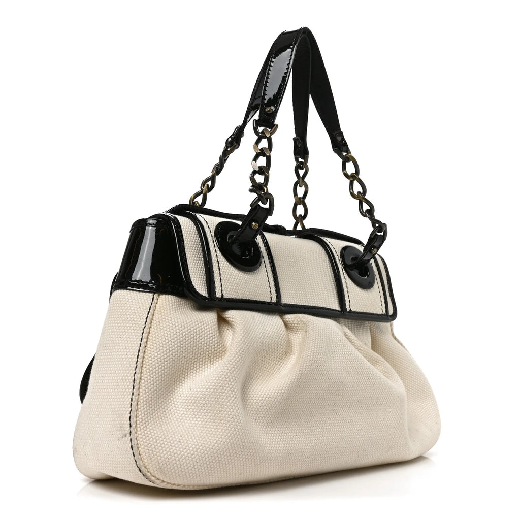 Fendi Canvas Patent B. Bag