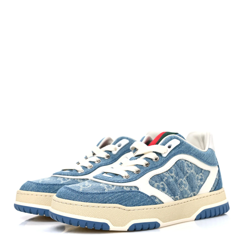 Gucci Blue GG Denim Sneakers