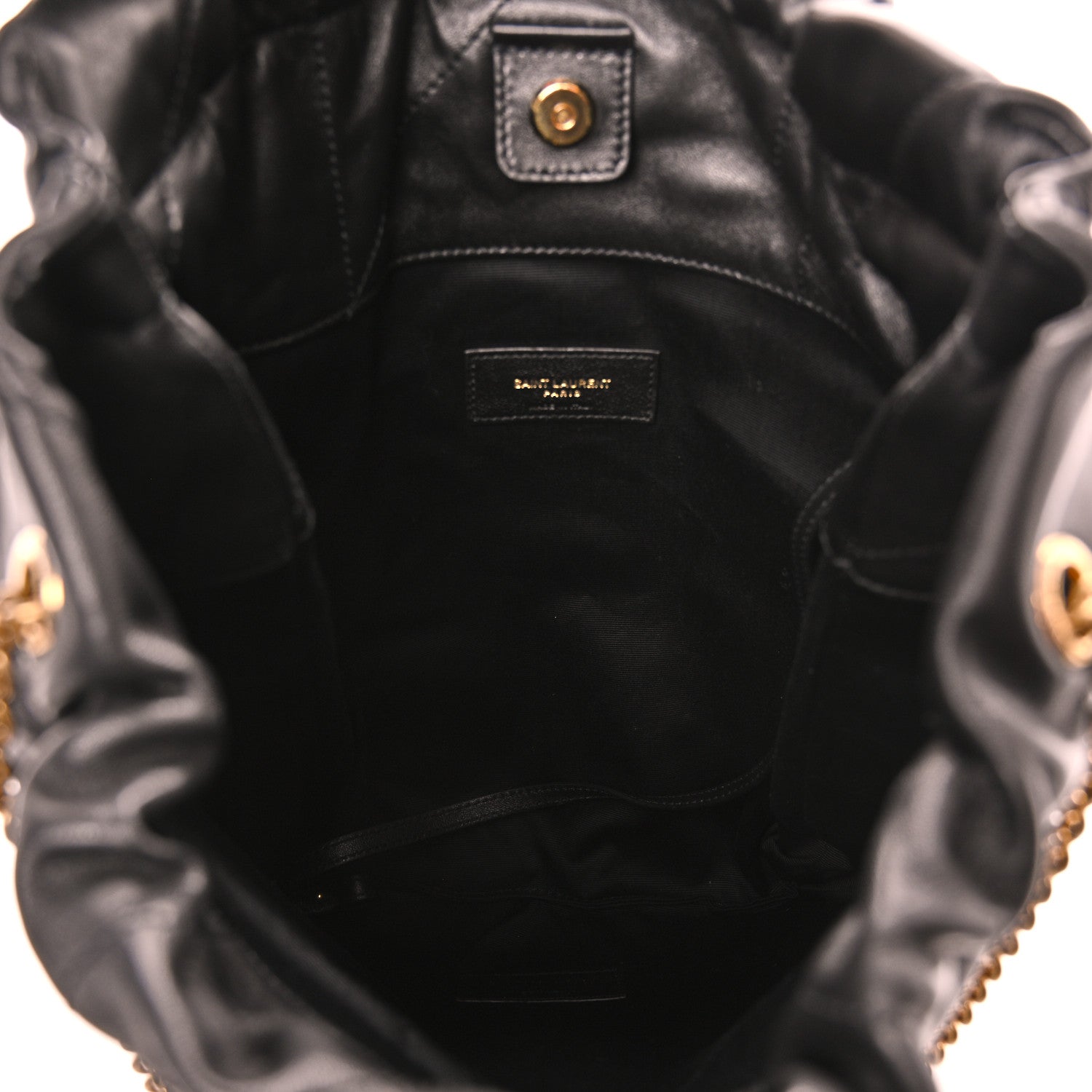 Saint Laurent Black Quilted Tote