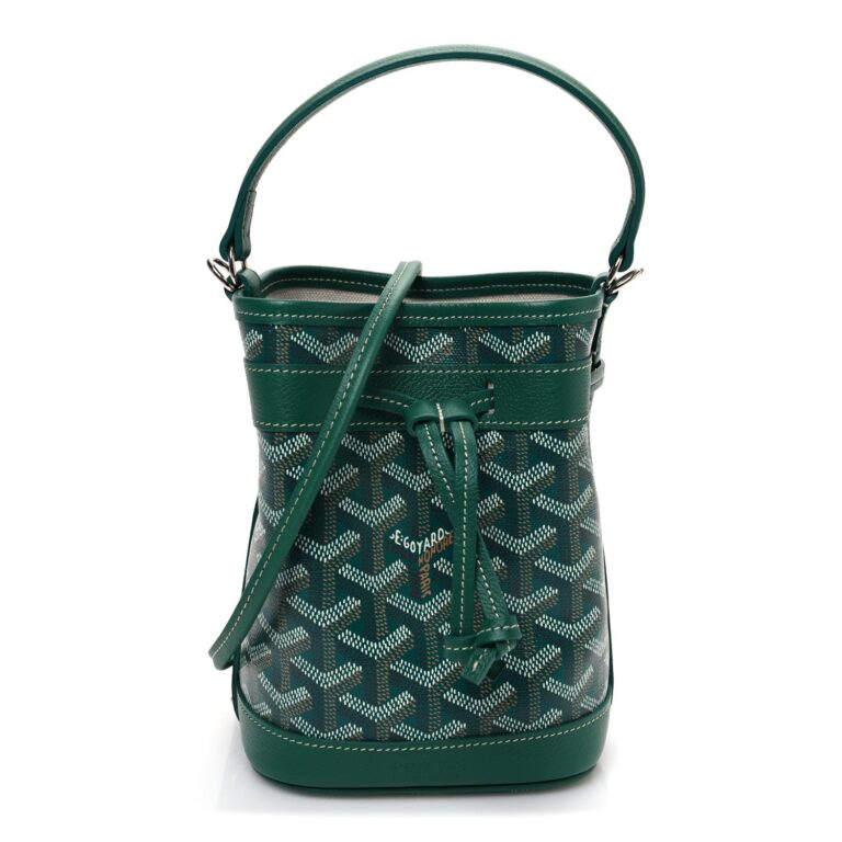 Goyard Green Goyardine Petit Flot