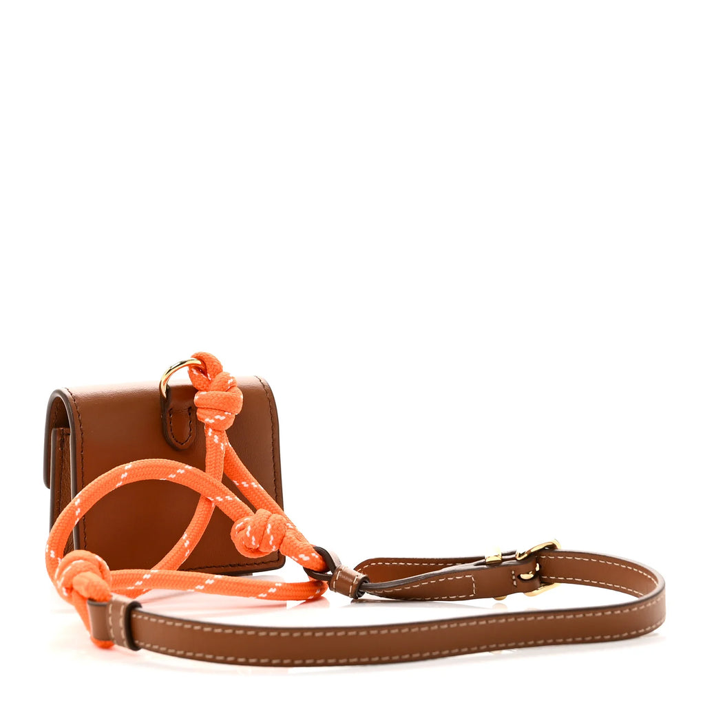 Miu Miu Brown Leather Micro Bag