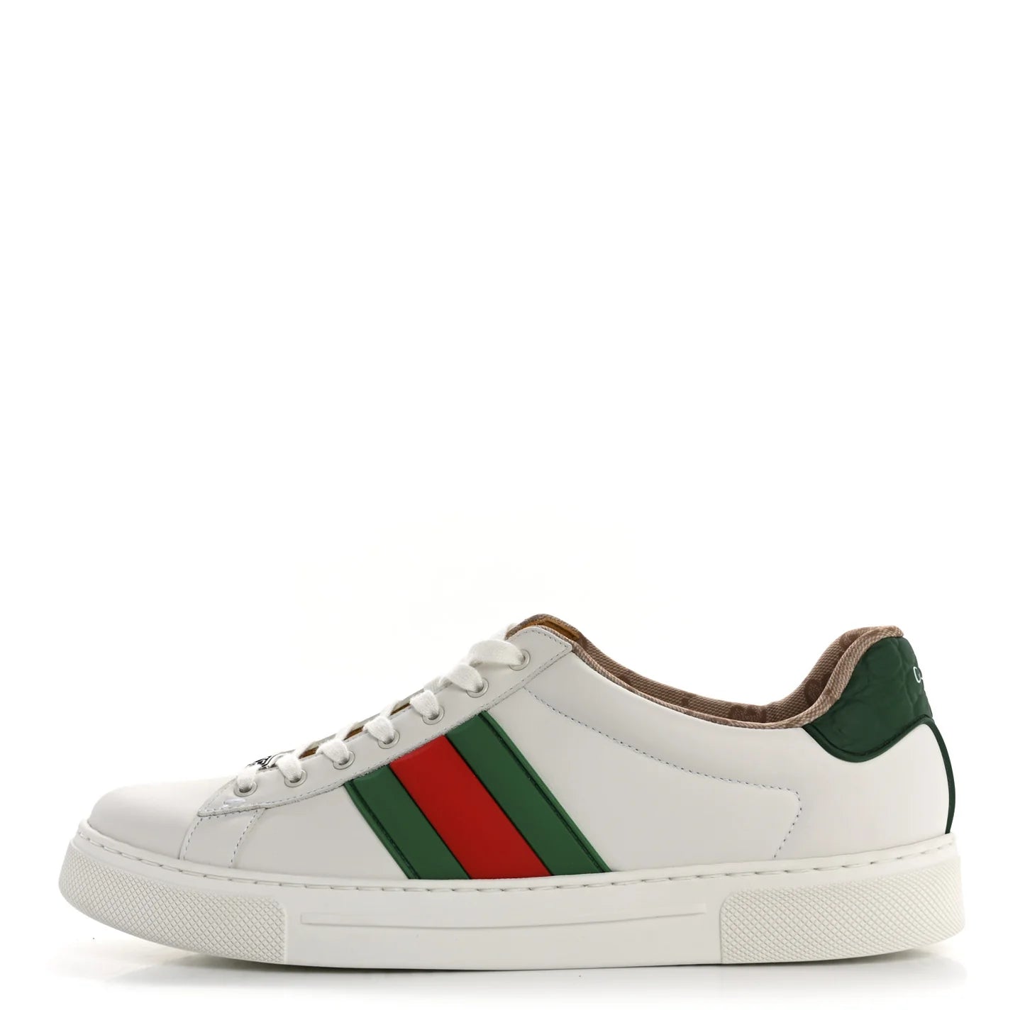 Gucci Ace White Leather Sneakers