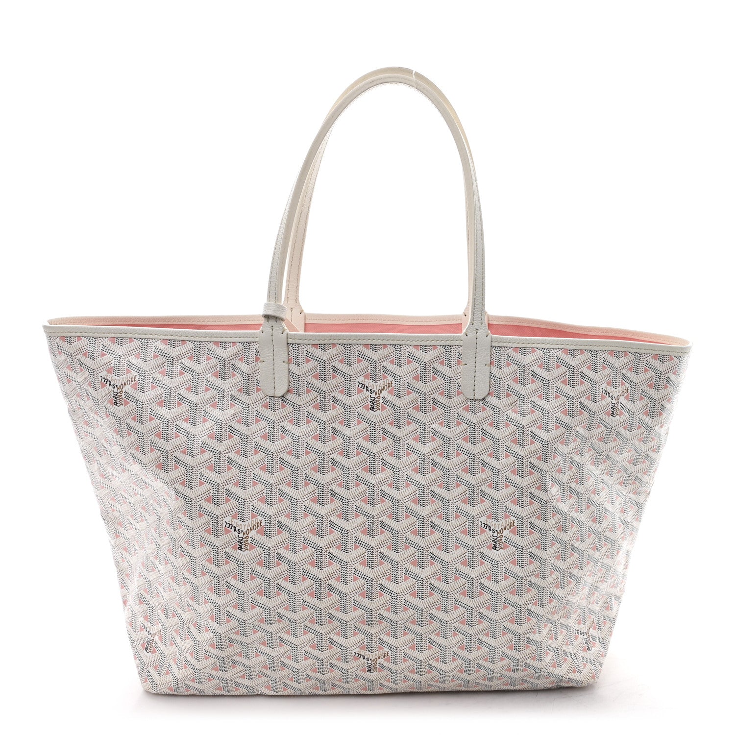 Goyard White Goyardine Saint Louis