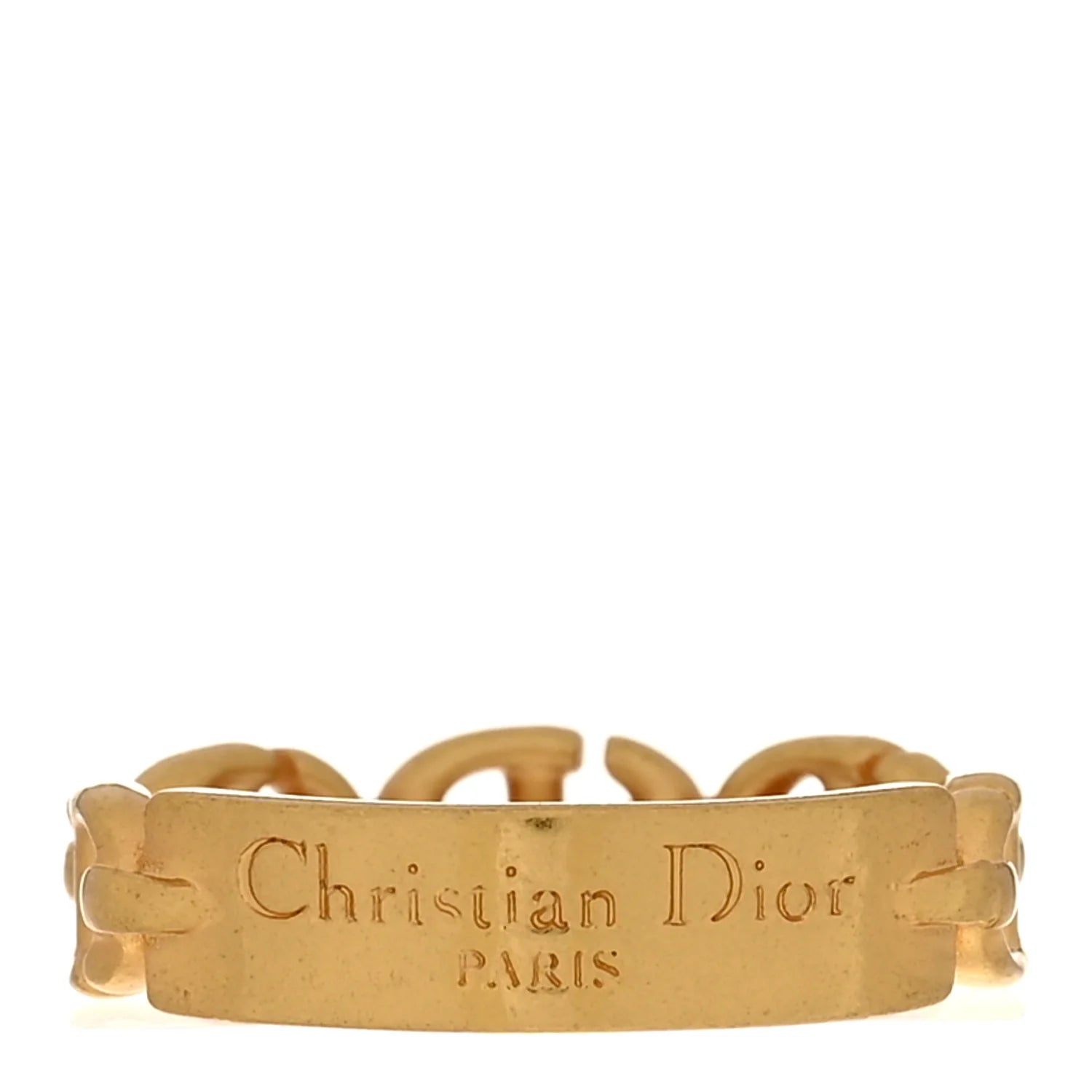 Dior Gold CD Logo Ring