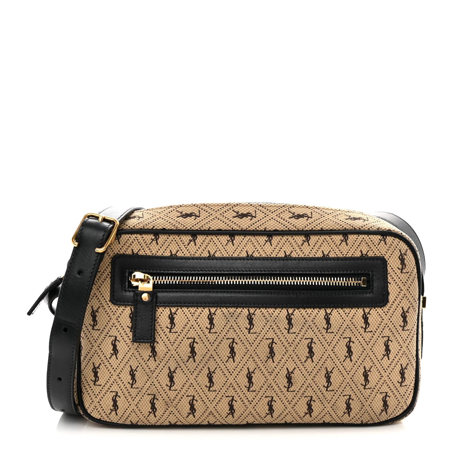 Saint Laurent Monogram Canvas Camera