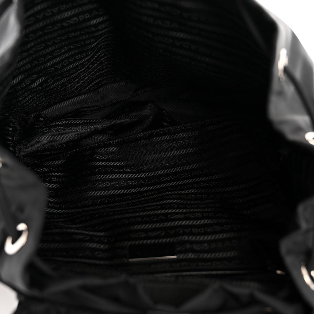 Prada Black Nylon Pocket Backpack