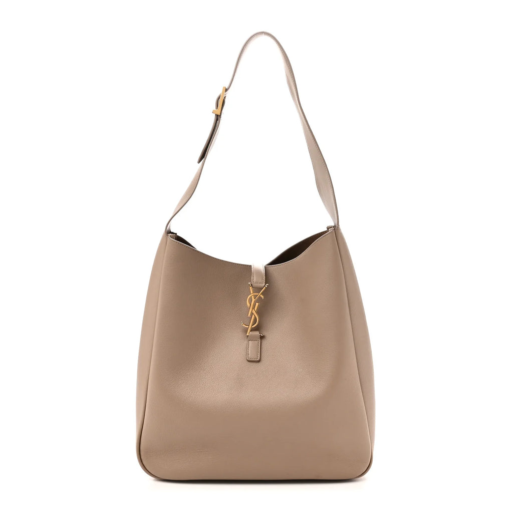Saint Laurent Grained Leather Hobo