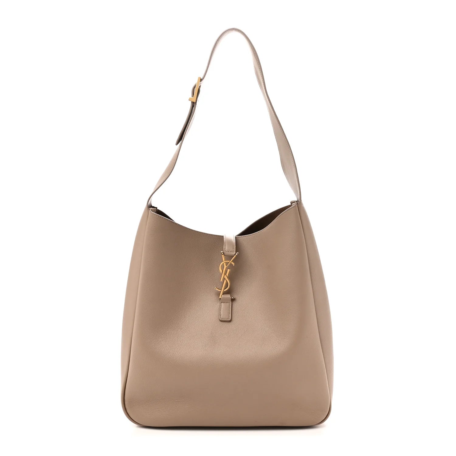 Saint Laurent Grained Leather Hobo
