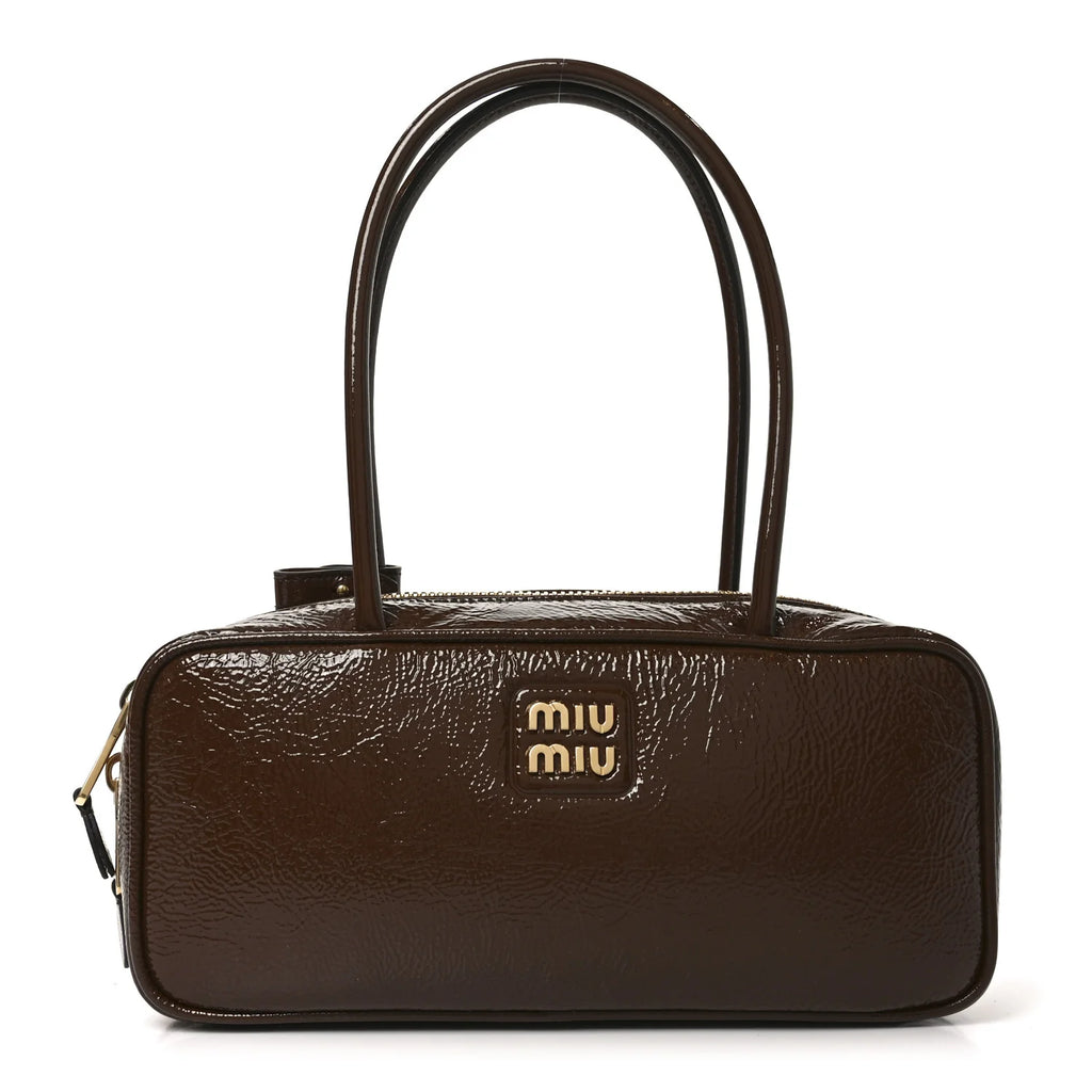 Miu Miu Brown Patent Bag