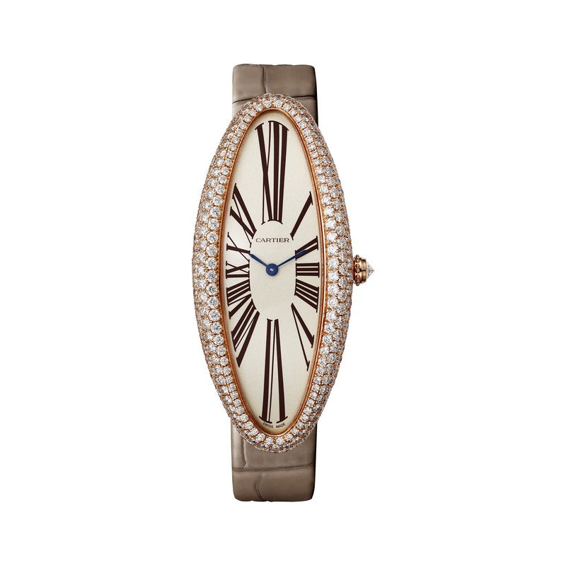 Cartier Baignoire Allongée Diamond Gold