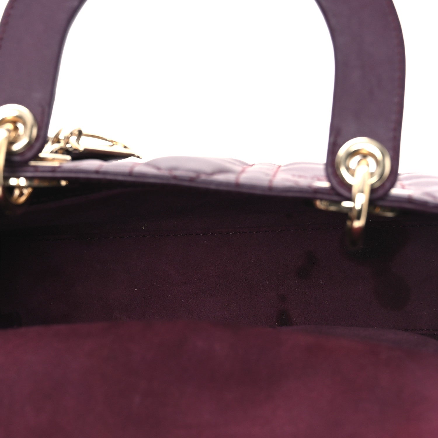 Dior Lady Dior Burgundy Bag