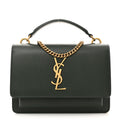 Saint Laurent Green Sunset Bag