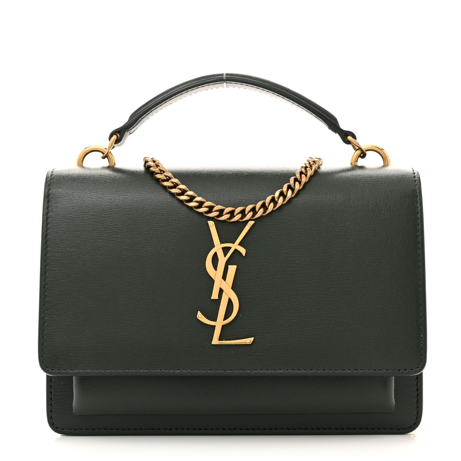 Saint Laurent Green Sunset Bag