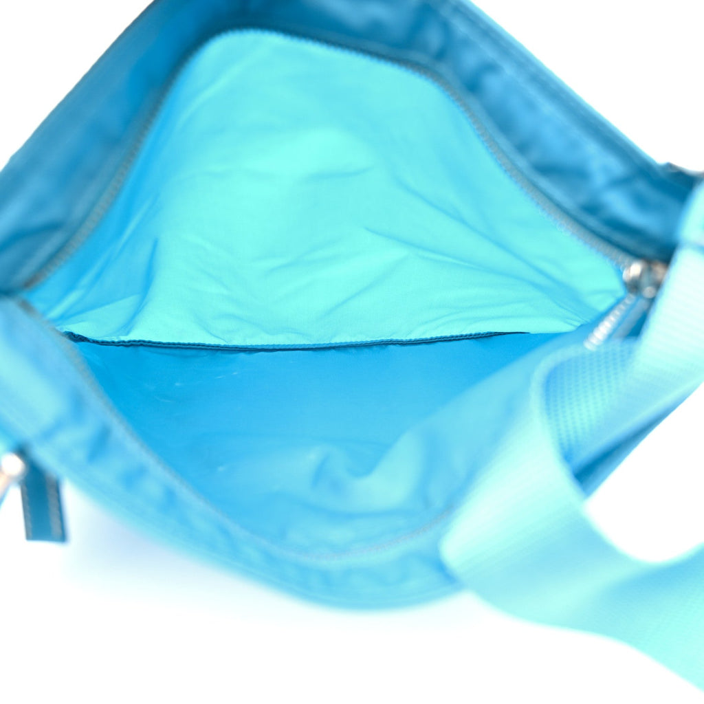 Prada Blue Nylon Crossbody Bag