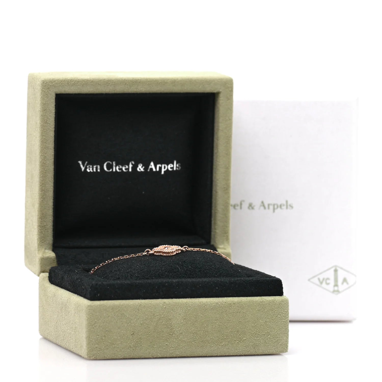 Van Cleef Rose Gold Alhambra Bracelet