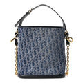 Dior Blue Oblique Bucket Bag