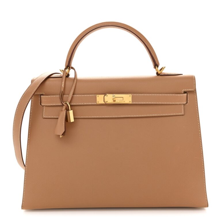 Hermes Kelly Gold Epsom Bag