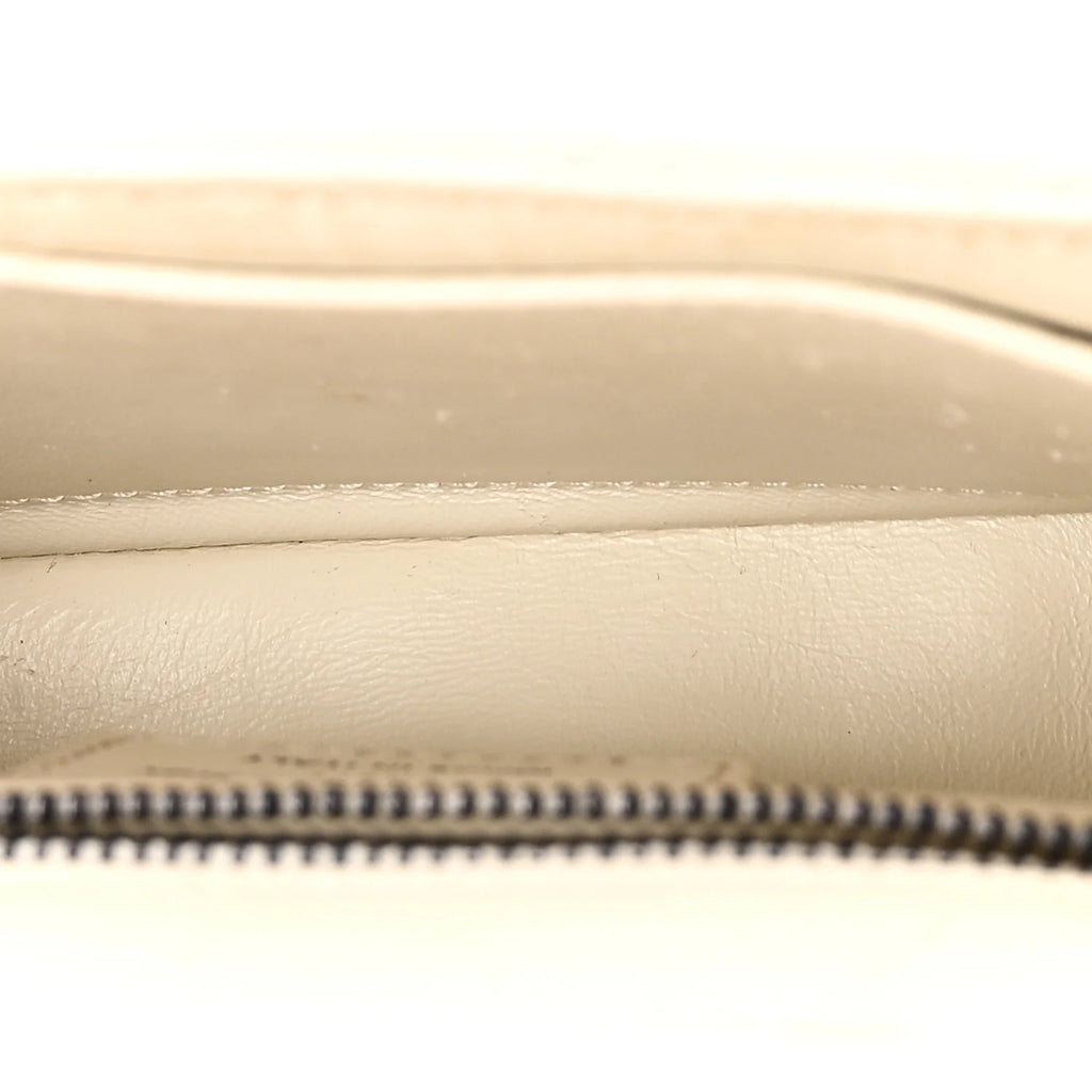 Dior White Padded Cannage Bag