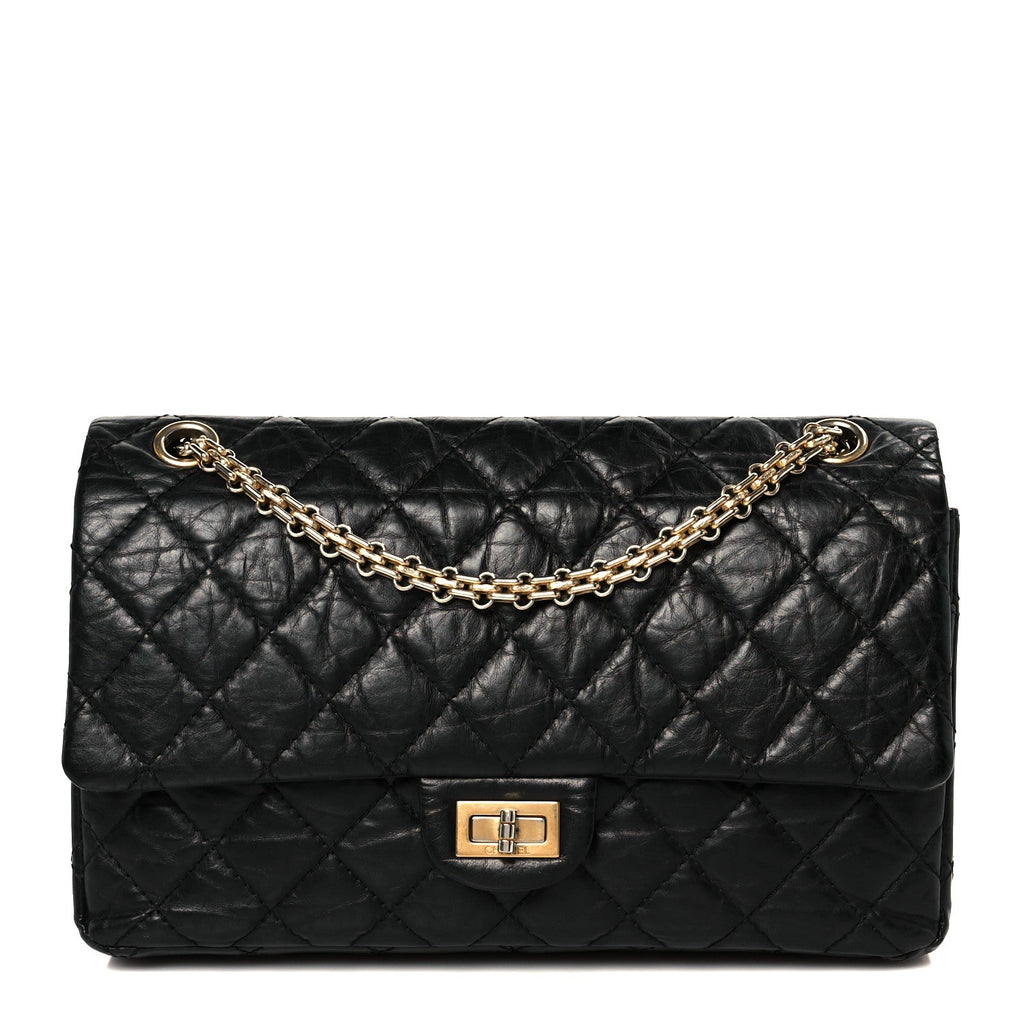 Chanel Black Quilted 2.55 Reissue
