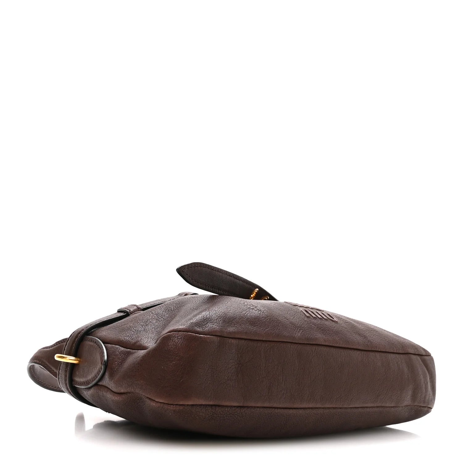 Miu Miu Brown Leather Shoulder Bag