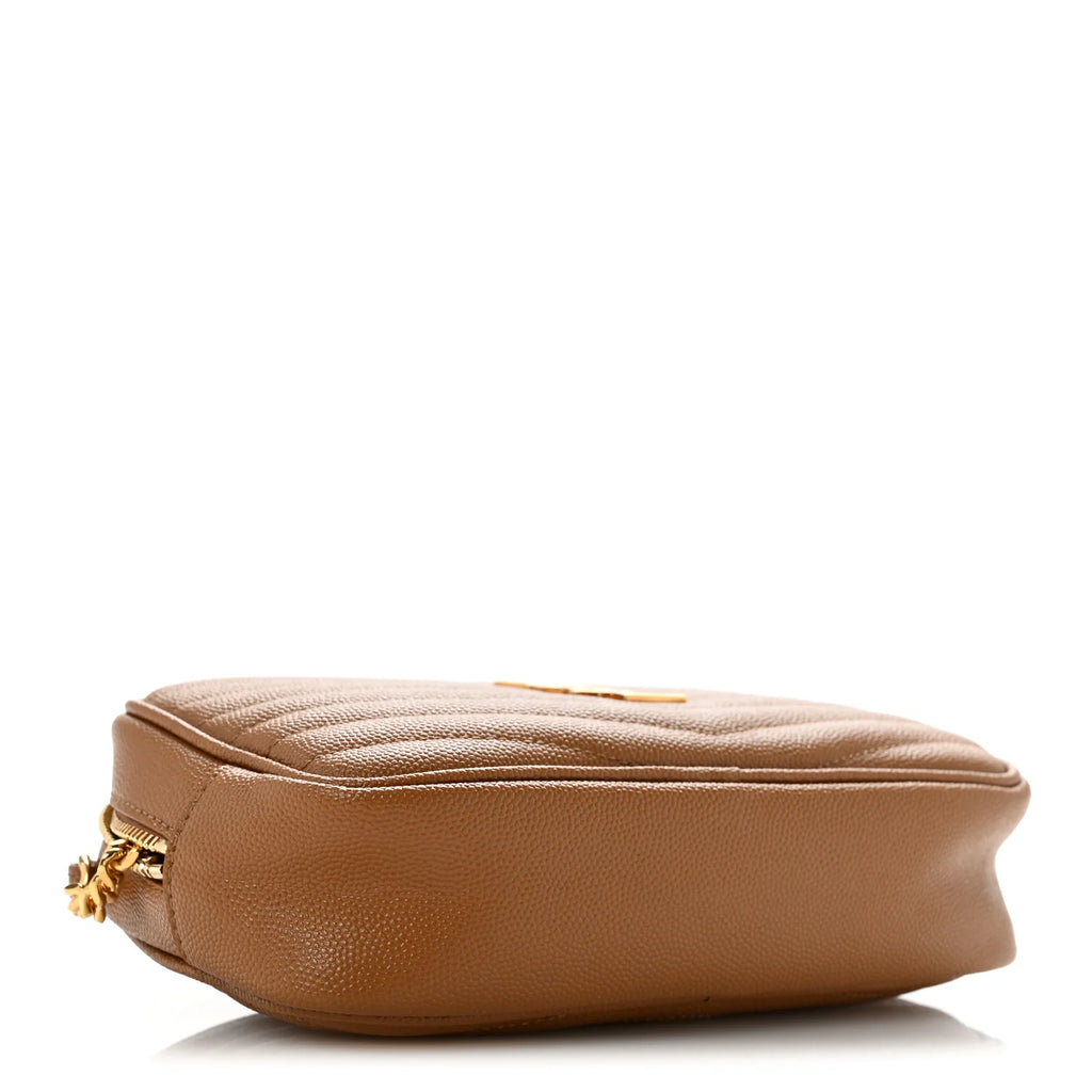 Saint Laurent Tan Quilted Lou