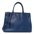 Prada Blue Saffiano Galleria Tote